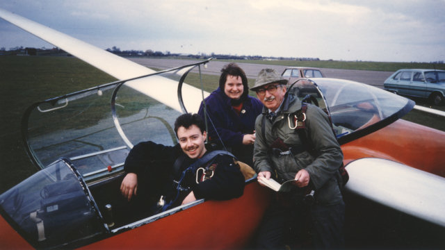 Carol, Rob and Pete Foreman with Bocian