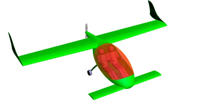 Concept Canard Microlight Aircraft