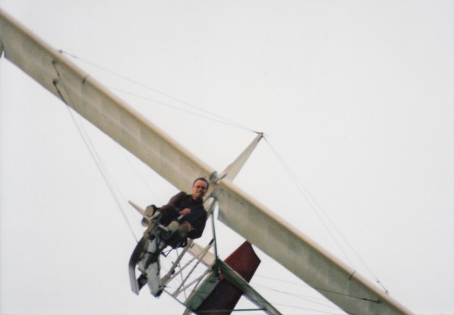 Rob flying the Grasshopper - photo by  Scott Butler