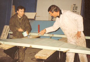 Bob Samme gives Rob the Rand-O-Proof lecture