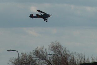 CASA 1-131 Jungmann on final approach CASA 1-131 Jungmann on final approach