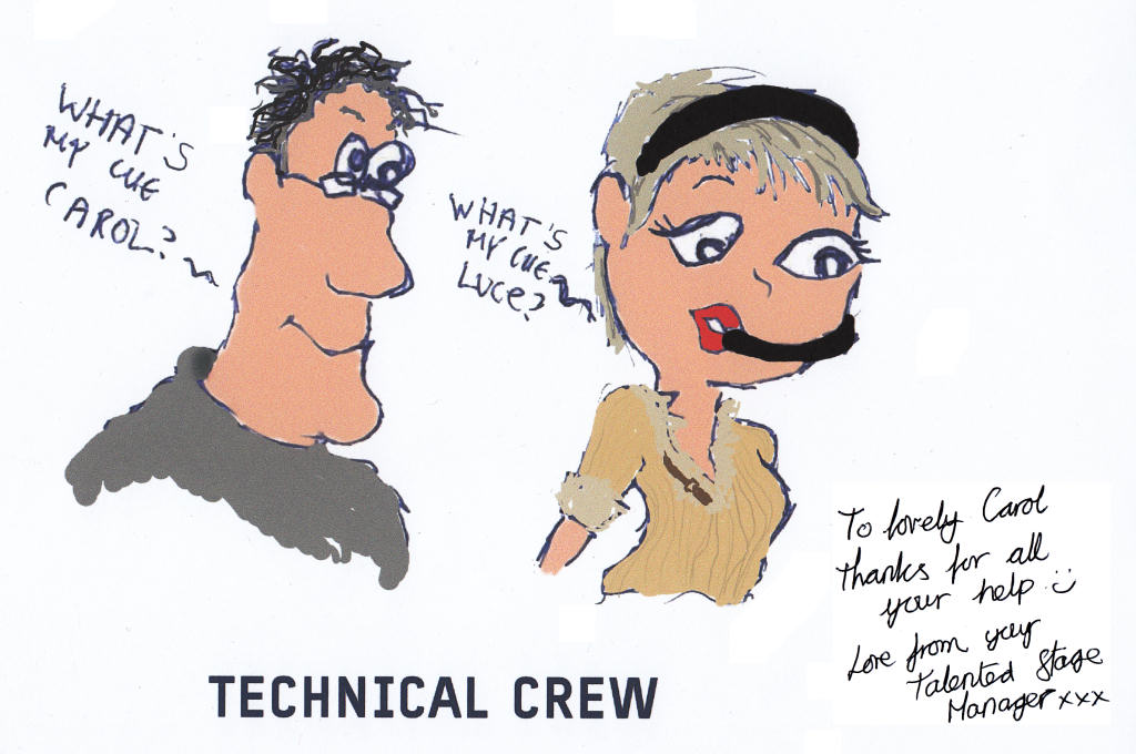 Formby Little Theatre Technical Crew - sound and lighting - by Lucy Norris