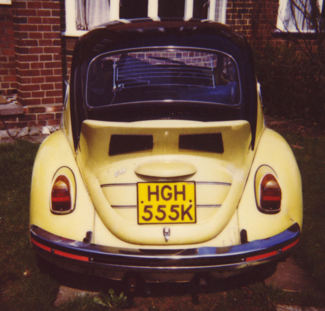 VW Beetle - rear view
