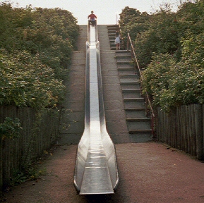 The biggest slide in Milton Keynes - at the intersection of H4 and V8 The biggest slide in Milton Keynes - at the intersection of H4 and V8