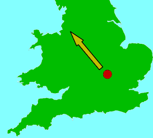 Moving around England - animated gif file