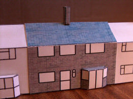 Model house from rear
