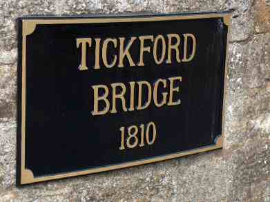 sign on Tickford Bridge