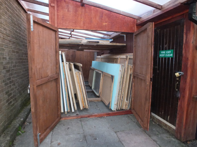 FLATS ARE STORED FOR FUTURE USE