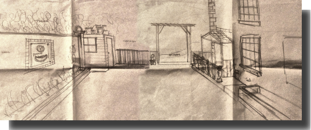 THE NEW SET IS SKETCHED OUT