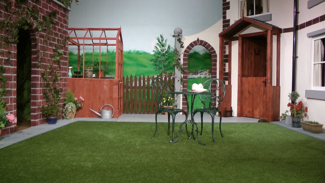 PART OF THE FINISHED SET.