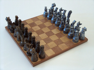 Completed chess board Completed chess board