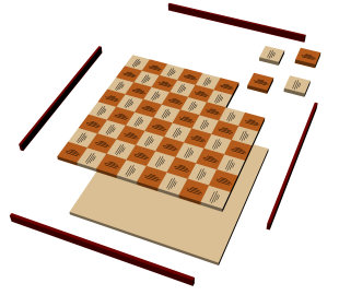 Chess board assembly Chess board assembly