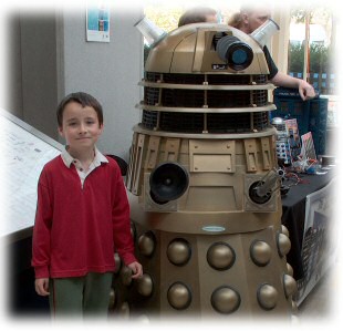 Alex and Dalek at Collectormania 2005
