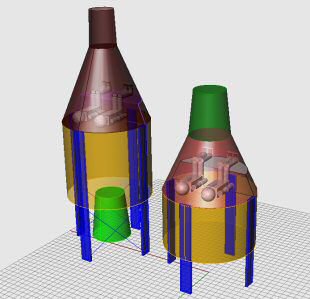 initial rocket-den concepts