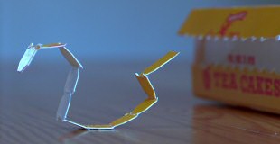 peel-off tab from Tunnock's Tea Cakes