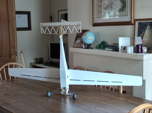 Tail surfaces ready to be covered Tail surfaces ready to be covered