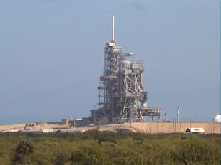 Shuttle launch pad