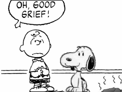 "good grief snoopy"